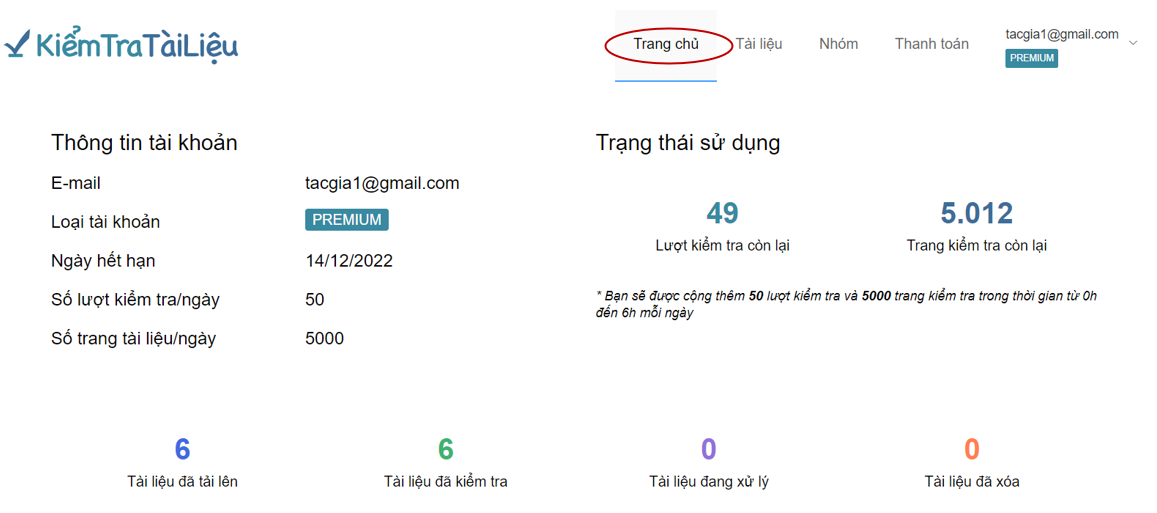 Đăng nhập tài khoản