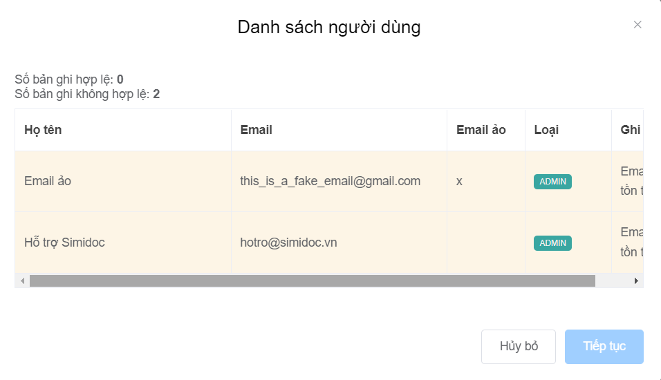 Quản lý người dùng