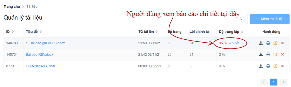 Xem kết quả kiểm tra chính tả